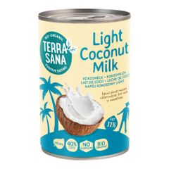 Bio Kokosmilch fettreduziert 400ml - 6er Vorteilspack von Terrasana
