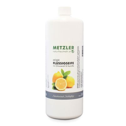 Metzler Molke Flüssigseife mit Zitronenöl und Kamille 1000ml von Metzler Molke