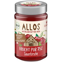 Bio Fruchtaufstrich 75% Sauerkirs. 200g - 6er Vorteilspack von Allos