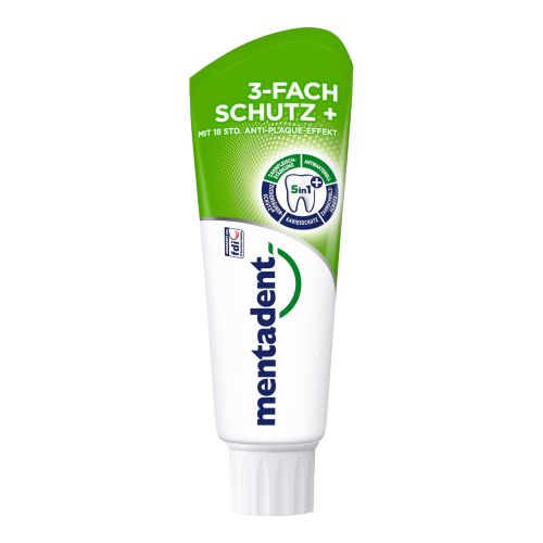 Zahncreme Basis 3-fach-Schutz 75ml - 12er Vorteilspack von Mentadent