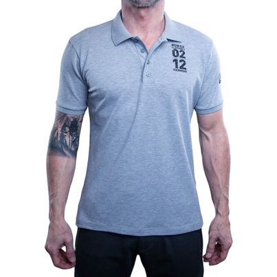 Dunkelschwarz Poloshirt DS-6 SÖL12 grey