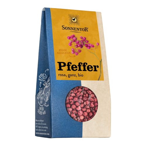 Organic pink pepper whole 20g from Sonnentor