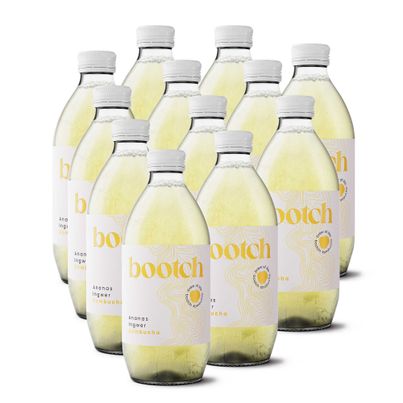 Bio Kombucha - Ananas Ingwer Tray 12 x 330ml von Bootch Kombucha