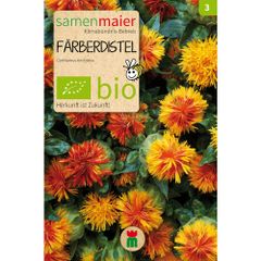 Bio Färberdistel - Saatgut für zirka 25 Pflanzen