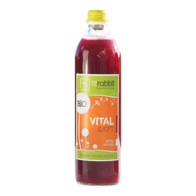 Bio Vital-Saft Apfel-Aronia EW 500ml - 12er Vorteilspack von Fitrabbit