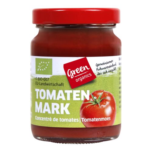 Organic tomato paste 22% 100g - value pack of 12 from Green Organics