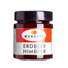 Erdbeer Himbeer Fruchtaufstrich 165g - besonders intensiver Geschmack - volles Aroma - händisch verrührt von Wurzers