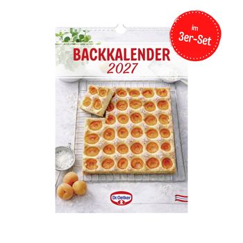 Dr. Oetker Backkalender 2027 3er-Set