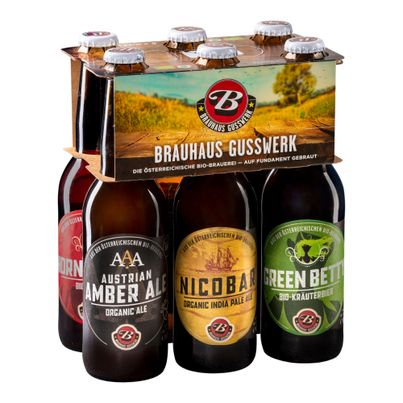 Bio Mix-Tray Spezial EW 60330ml - 4er Vorteilspack von Brauhaus Gusswerk