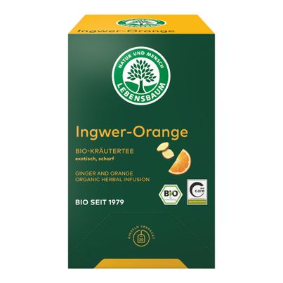 Bio Ingwer Orange Gastro 40g - Kräutertee von Lebensbaum