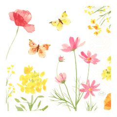 Servietten Poppy Field 3lg 33 250ct von Duni