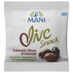 Bio Kalamata Olive Snack 30g - 24er Vorteilspack von Mani Bläuel