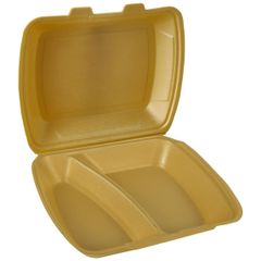 Menübox 2-geteilt gold 100 Stück