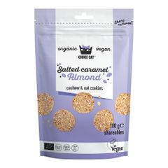 Bio Mini Cookie Caramel gesalzen 100g - 10er Vorteilspack von Kookie Cat