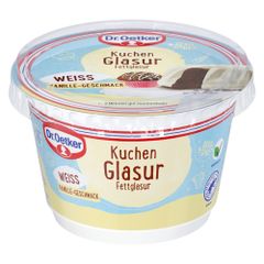 Dr. Oetker Kuchen Glasur Weiß Vanille-Geschmack 200g