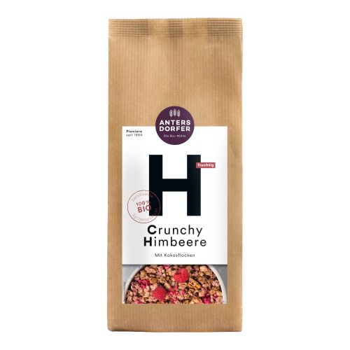 Bio Crunchy Himbeere 375g - 6er Vorteilspack von Antersdorfer Mühle