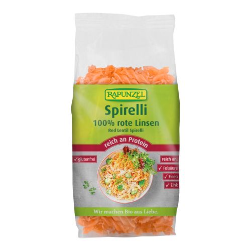 Bio Rote Linsen Spirelli 300g - 6er Vorteilspack von Rapunzel Naturkost