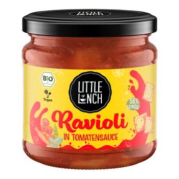 Bio Ravioli in Tomatensauce 350g - 6er - Fertiggericht von Little Lunch Vorteilspack