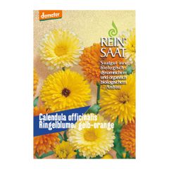 Bio Ringelblume gelb-orange Saatgut - 1 Beutel - 5er Vorteilspack von Reinsaat