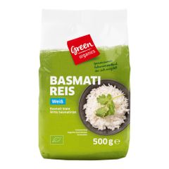Bio Basmati-Reis weiß 500g - 10er Vorteilspack von Green Organics