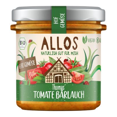 Bio Thomas' Tomate Bärlauch 135g - 6er Vorteilspack von Allos