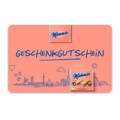 Manner digitaler Geschenkgutschein - E-Mail Versand
