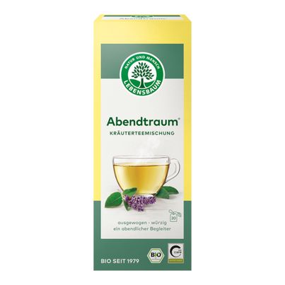 Bio Grüntee Abendtraum 20 Beutel 30g von Lebensbaum