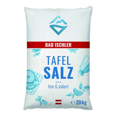 Tafelsalz fein & jodiert 20000g von Salinen Austria