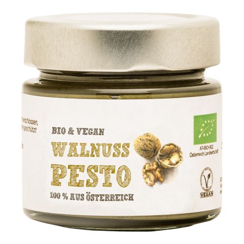 Organic walnut pesto 80g - value pack of 8 from Schalk Mühle