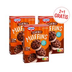 Dr. Oetker Schoko Muffins 2+1 Gratis