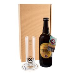 Bio Steinbier Set (1Fl.+1 Glas) von Brauhaus Gusswerk