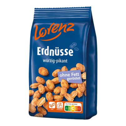 Erdnüsse würzig-pikant 150g von Lorenz