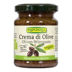 Bio Oliven-Würzpaste Crema diOlive 120g - 6er Vorteilspack von Rapunzel Naturkost