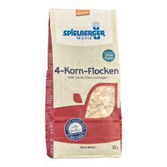Bio 4-Korn-Flocken 500g - 6er Vorteilspack von Spielberger Mühle