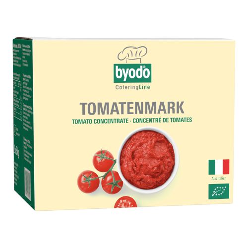 Organic tomato paste 28-30 Brix BIB 10000g from Byodo