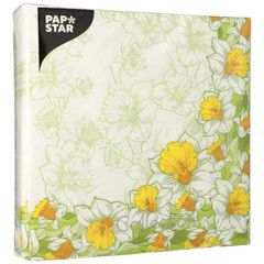 Servietten Narciso 40x40cm 50 Stk. von Papstar