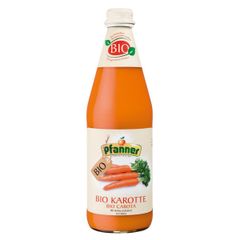 Bio Karottensaft 100 Prozent 500ml - 6er Vorteilspack von Pfanner