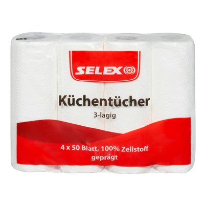 Küchenrolle 3lg. 50 Blatt von Selex