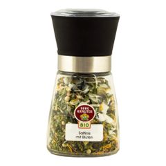 Bio Saltinis mit Blüten Mühle 80g - 3er Vorteilspack von Bergkräuter