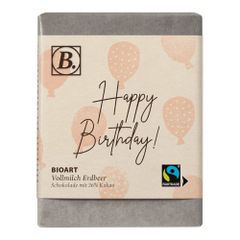 Bio Schokolade Happy Birthday 70g 70g - 10er Vorteilspack von Bioart
