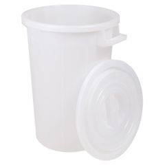 Tonne weiss mit Deckel 75000ml von M-Plast - Moser
