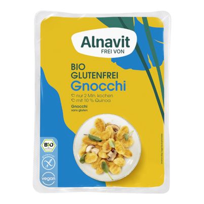 Bio Gnocchi mit Quinoa 250g - 6er Vorteilspack von Alnavit