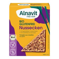 Bio Nussecken 2 Stk. 150g - 6er Vorteilspack von Alnavit