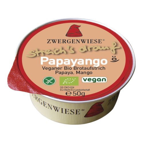 Organic Papayango spread 50g - value pack of 12 from Zwergenwiese