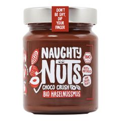 Bio Haselnussmus Choco Crush 250g - 8er Vorteilspack von Naughty Nuts