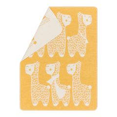 Babydecke Alpaka 70 x 90 cm - Senf - GRS zertifiziert - von David Fussenegger