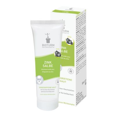 Organic Zinc Ointment 50ml - 3-piece value pack from Bioturm Naturkosmetik