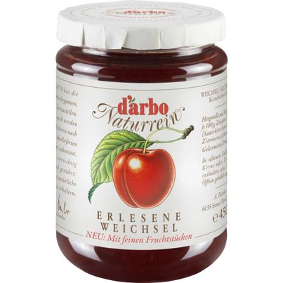 Darbo Naturrein Weichsel (Sauerkirschen) Konfitüre Extra 450g