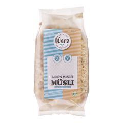 Bio 3-Korn Mandel Müsli Vollkorn 400g - 5er Vorteilspack von Werz