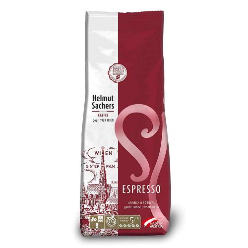 Helmut Sachers Kaffee ESPRESSO ganze Bohne 500g